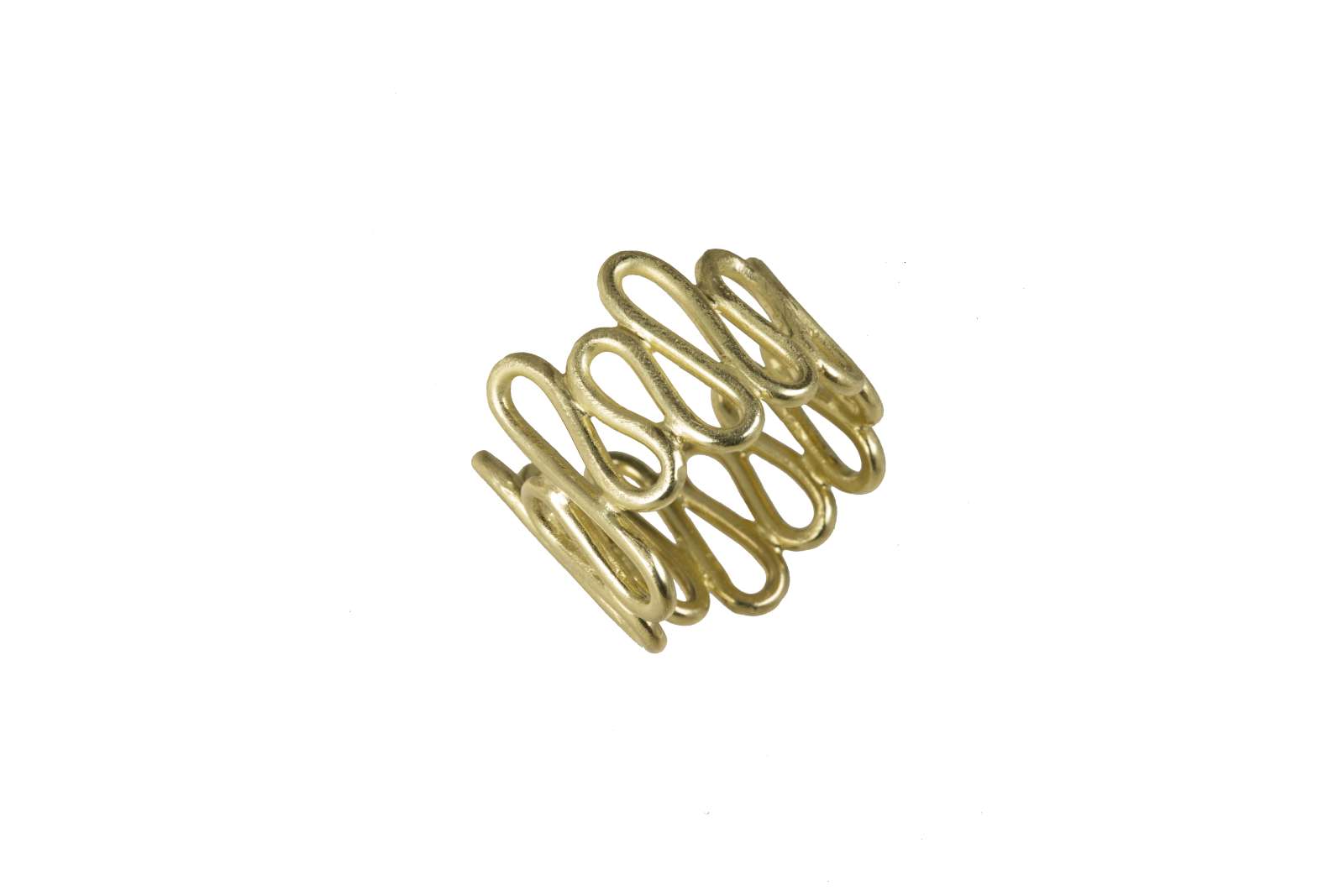 Wave Band Ring 9 kt Yellow Gold